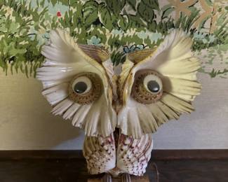 Shellwork owl