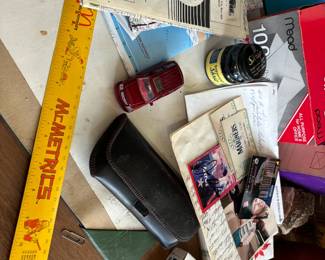 Mcdonalds McMetrics ruler and other desk supplies