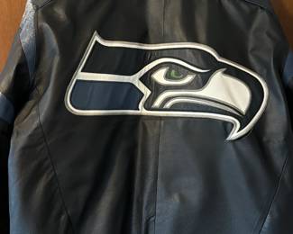 Leather Seahawks Jacket