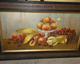 FRAMED FRUIT PICTURE DECOR