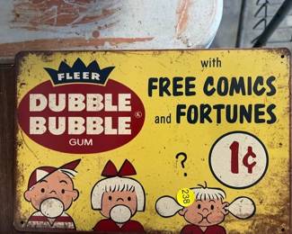 Dubble Bubble Gum Metal signs