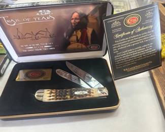 Case pocket knife in case