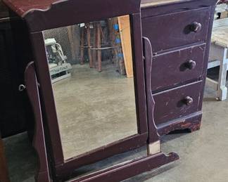 DRESSER WITH MIRROR
