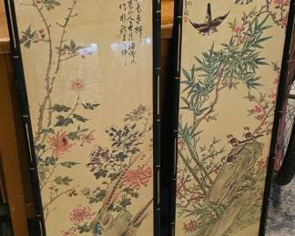 FRAMED ASIAN STYLE DECOR