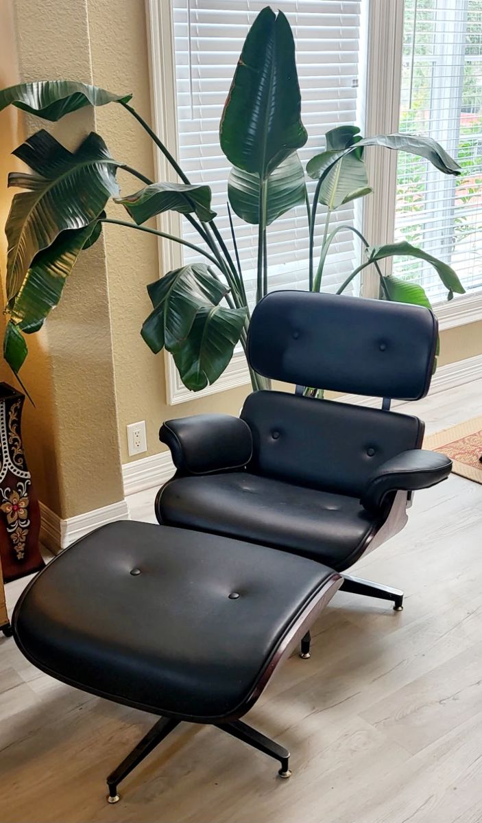 Reproduction Eames Chair and Ottoman