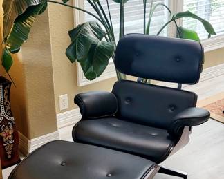 Reproduction Eames Chair and Ottoman