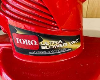 Toro Ultra Blower Vac/Leaf Blower, Electric, Corded. 2 Available.