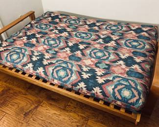Top Condition Wood Frame Futon.