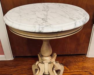 Marble Top Side/Accent Table.