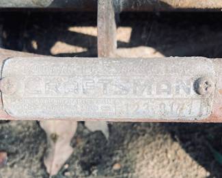 Vintage Antique Craftsman Reel Mower.