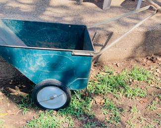 Vintage Sears Garden Speader/Cart.