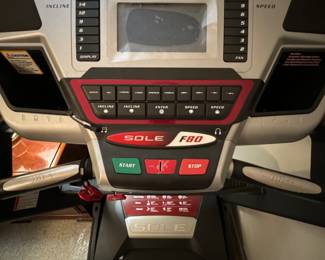 Sole F80 Folding Treadmill.