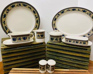 Mikasa Arabella 66 Pc. Dinnerware Set.