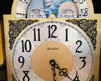 Vintage Herschede Grandfather Clock.