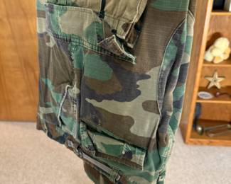 Vintage U.S. Army Regular Camo Pants.