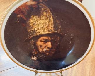 Rembrandt The Man With The Golden Helmet Collector Plate, Made In Germany.