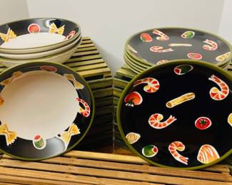 Wolfgang Puck Ceramic Live Love Eat. 10 pc.