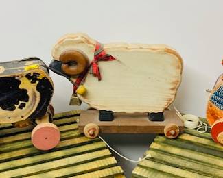 Vintage Fisher Price Pull Toys.