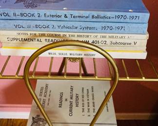 Vintage US Military Academy Books/Manuals.
