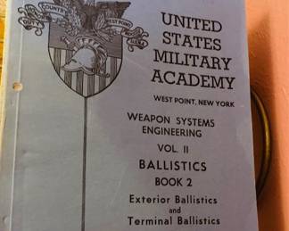 Vintage US Military Academy Books/Manuals.