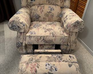 Upholstered La-Z-Boy Rocking Recliner.
