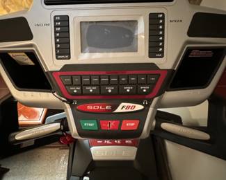Sole F80 Folding Treadmill.