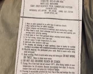 US ARMY RANGER M65 Field Jacket.