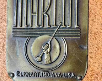 Vintage Martin The Martin Tenor Sax- Elkhart In Hard Case.