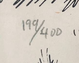 Justin Wells Cowboy Art. Signed/Numbered.