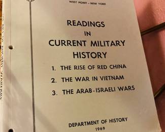 Vintage US Military Academy Books/Manuals.