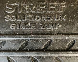 6" Street Solutions Curb/Step Ramps. 1 Pair.