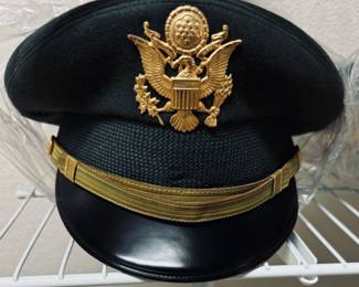 US Army Officer's Uniform Visor Service Cap