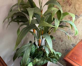 Silk Plant Arrangement.