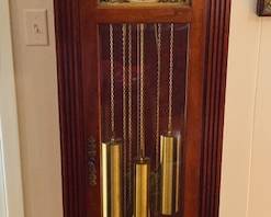 Vintage Herschede Grandfather Clock.