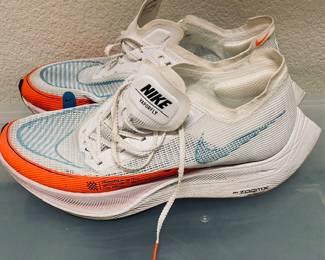 Nike ZoomX VaporFly NEXT% 2 Rush Orange And Laser Blue.