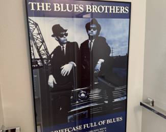 Vintage Blues Brothers Framed Movie Poster.