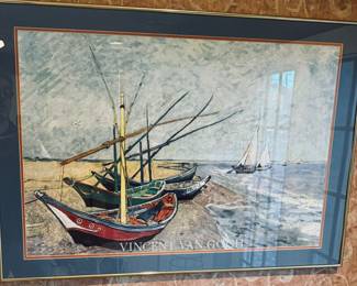 Vincent Van Gogh “ Boats of Saintes Maries “