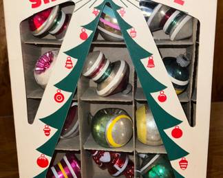 LARGE selection of Shiny Bright ornaments and other Christmas items