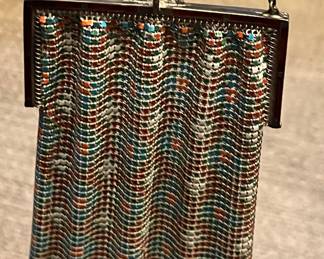 1920’s enamel and mesh evening bag