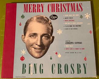 Bing Crosby Merry Christmas 4 record set