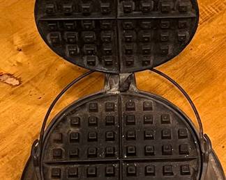 Antique Wagner waffle iron