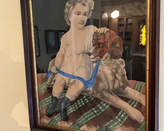 Wonderful Child with Dog