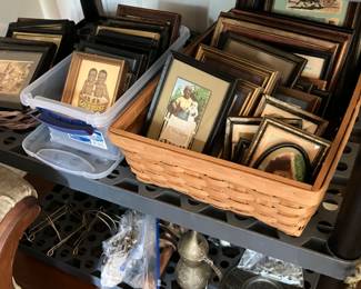 Wonderful Antique Framed Postcards, Black Americana 