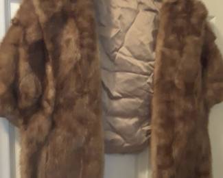 Genuine mink stole