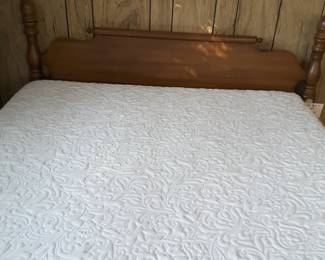 MCM broomstick bed & mattress set... full size.         
 Great condition 