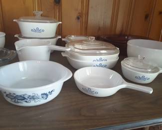 Nice assortment of blue cornflower...CorningWare