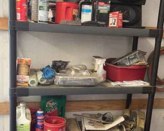 Shelving with Contents