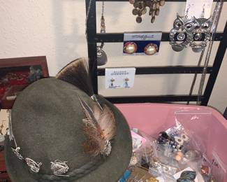 Vintage German Hat with Pins