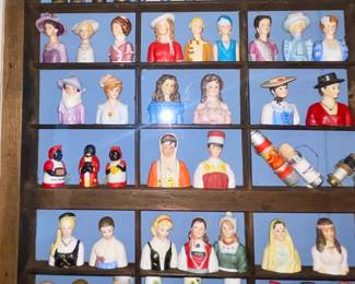 Figural Thimbles, Black Americana, Advertising, & Silver Thimbles