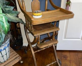 Antique High Chair